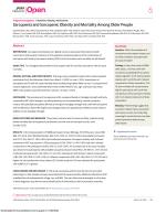 Sarcopenia and Sarcopenic Obesity and Mortality Among Older People