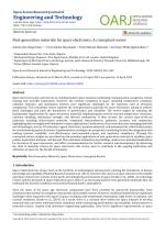Next-generation materials for space electronics: A conceptual review