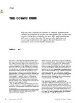 THE COSMIC CUBE