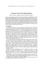 Cooperative Games with Coalition Structures