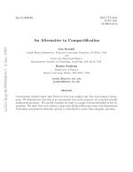 An Alternative to Compactification