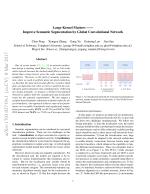Large Kernel Matters —— Improve Semantic Segmentation by Global Convolutional Network