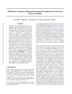 FEDformer: Frequency Enhanced Decomposed Transformer for Long-term Series Forecasting