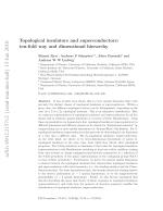 Topological insulators and superconductors: ten-fold way and dimensional hierarchy
