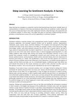 Deep Learning for Sentiment Analysis: A Survey