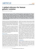 A global reference for human genetic variation