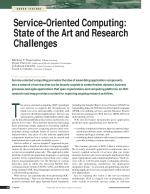 Service-Oriented Computing: State of the Art and Research Challenges