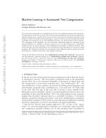 Machine Learning in Automated Text Categorization