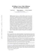 3D Diffuser Actor: Policy Diffusion with 3D Scene Representations