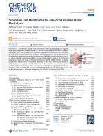 Separators and Membranes for Advanced Alkaline Water Electrolysis