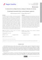 La innovación tecnológica desde un enfoque de dinámica de sistema Technological innovation from a system dynamics approach