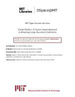 Scatter/Gather: A Cluster-based Approach to Browsing Large Document Collections