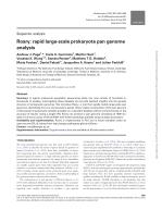 Roary: rapid large-scale prokaryote pan genome analysis