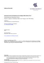 Advanced Control Architectures for Intelligent MicroGrids, Part I: Decentralized and Hierarchical Control