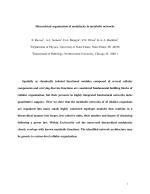 Hierarchical organization of modularity in metabolic networks