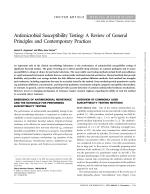 Antimicrobial Susceptibility Testing: A Review of General Principles and Contemporary Practices