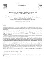 Human brain mechanisms of pain perception and regulation in health and disease