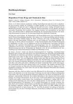 Disposition of Toxic Drugs and Chemicals in Man