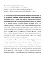 The large-scale organization of metabolic networks
