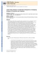 Latent Class Analysis: An Alternative Perspective on Subgroup Analysis in Prevention and Treatment
