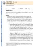 A Comparison of Methods to Test Mediation and Other Intervening Variable Effects