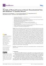 The Role of Physical Exercise in Chronic Musculoskeletal Pain: Best Medicine—A Narrative Review