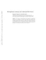 Entanglement entropy and conformal field theory
