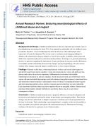 Annual Research Review: Enduring neurobiological effects of childhood abuse and neglect