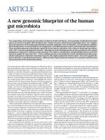 A new genomic blueprint of the human gut microbiota