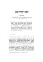 Mining the Web for Synonyms: PMI-IR versus LSA on TOEFL