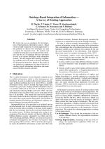 Ontology-Based Integration of Information — A Survey of Existing Approaches