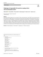 Challenges of responsible AI in practice: scoping review and recommended actions