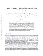 EVLM: An Efficient Vision-Language Model for Visual Understanding