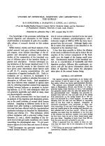 STUDIES OF INTESTINAL DIGESTION AND ABSORPTION IN THE HUMAN