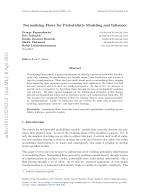 Normalizing Flows for Probabilistic Modeling and Inference