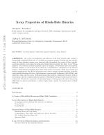 X-ray Properties of Black-Hole Binaries