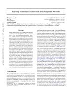 Learning Transferable Features with Deep Adaptation Networks