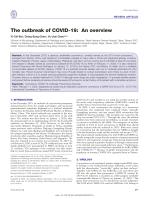 The outbreak of COVID-19: An overview
