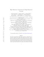 High Harmonic Generation by Bright Squeezed Vacuum