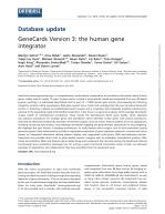GeneCards Version 3: the human gene integrator