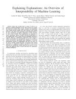 Explaining Explanations: An Overview of Interpretability of Machine Learning