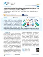 Advances in Nanoparticle-Enhanced Thermoelectric Materials from Synthesis to Energy Harvesting: A Review