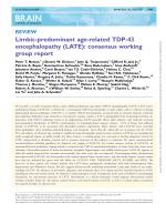 Limbic-predominant age-related TDP-43 encephalopathy (LATE): consensus working group report
