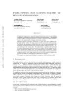 UNDERSTANDING DEEP LEARNING REQUIRES RE-THINKING GENERALIZATION