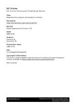 Biogeochemical aspects of atmospheric methane
