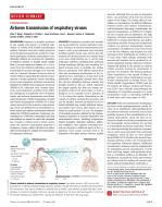 Airborne transmission of respiratory viruses