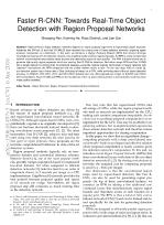 Faster R-CNN: Towards Real-Time Object Detection with Region Proposal Networks