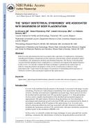 THE "GREAT OBSTETRICAL SYNDROMES" ARE ASSOCIATED WITH DISORDERS OF DEEP PLACENTATION