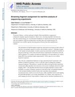 Streaming fragment assignment for real-time analysis of sequencing experiments