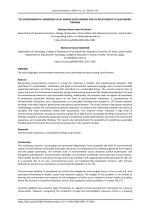 THE ENVIRONMENTAL AWARENESS LEVEL AMONG SAUDI WOMEN AND ITS RELATIONSHIP TO SUSTAINABLE THINKING